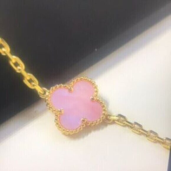 Van Cleef & Arpels Vintage Alhambra bracelet, 5 motifs, 18K yellow gold - Picture 3 of 7